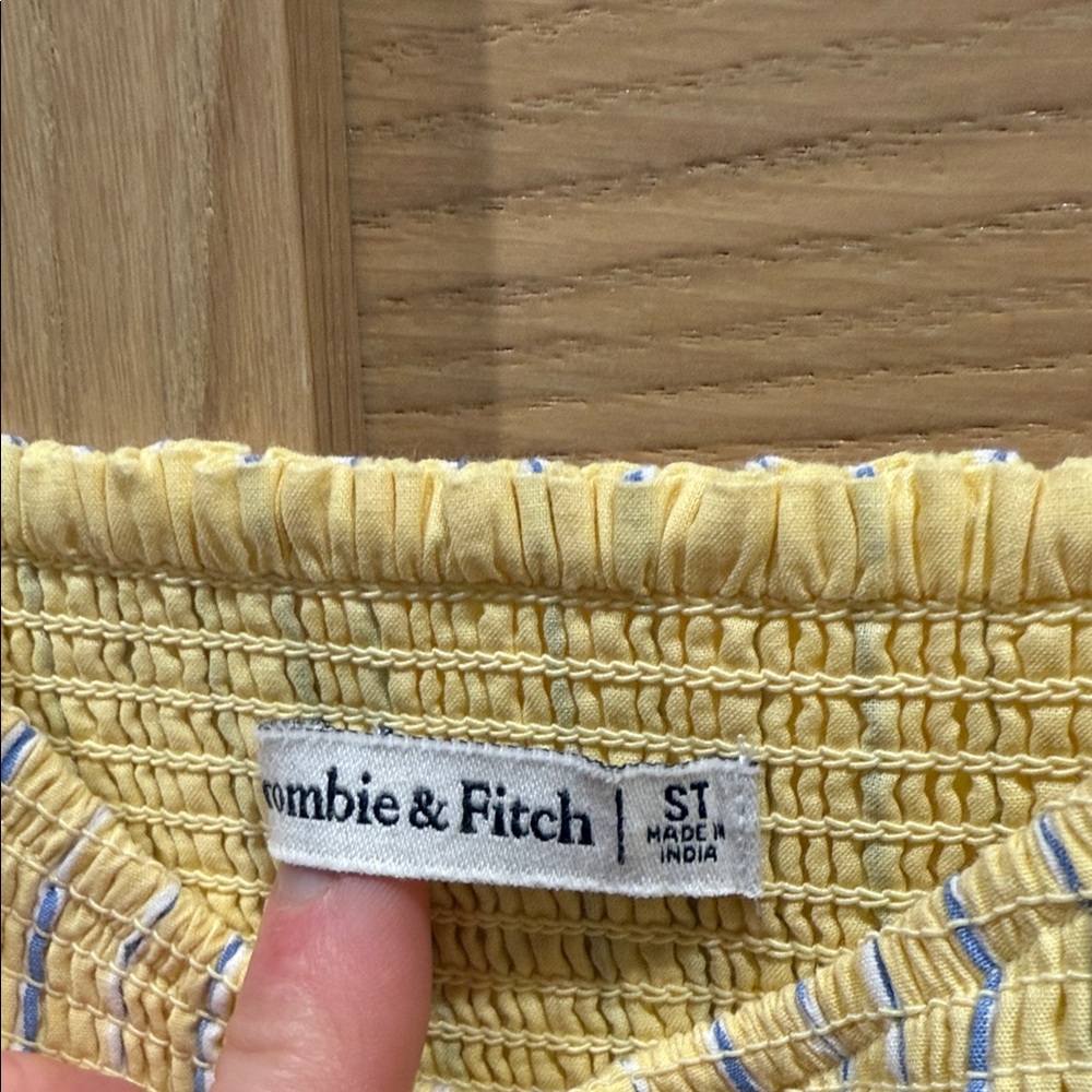 Abercrombie Yellow & Blue Striped Sundress - Picture 3 of 7